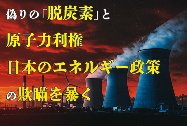 偽りの「脱炭素」と原子力利権：日本のエネルギー政策の欺瞞を暴く