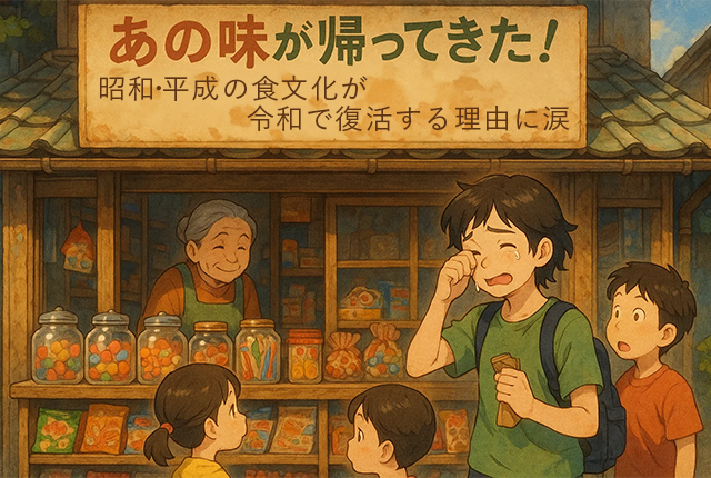 思い出の味が帰ってきた！ 昭和・平成の食文化が令和で復活する理由に涙