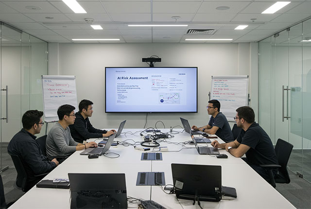 AIが予測「2040年、人類滅亡の確率87%」 16 Google社内の会議風景