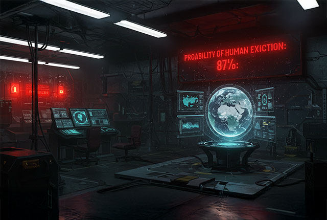 AIが予測「2040年、人類滅亡の確率87%」 17 人類滅亡の確率87%