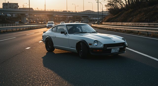 故障中のダットサン240Z