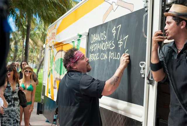 『シェフ』の夏らしいシーン