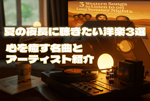 夏の夜長に聴きたい洋楽3選！心を癒す名曲とアーティスト紹介