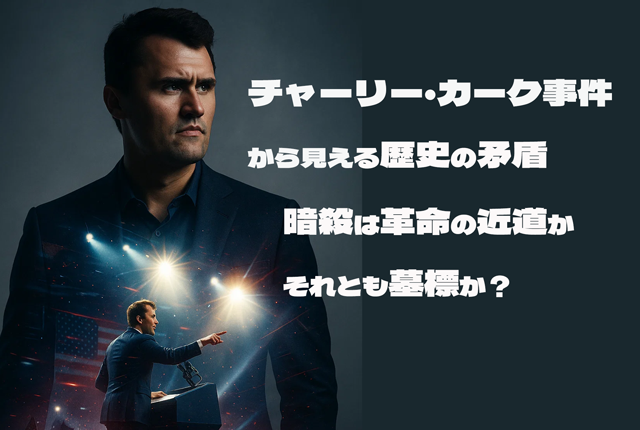 チャーリー・カーク事件から見える歴史の矛盾-暗殺は革命の近道か、それとも墓標か? 68 チャーリー・カーク事件から見える歴史の矛盾-暗殺は革命の近道か、それとも墓標か?