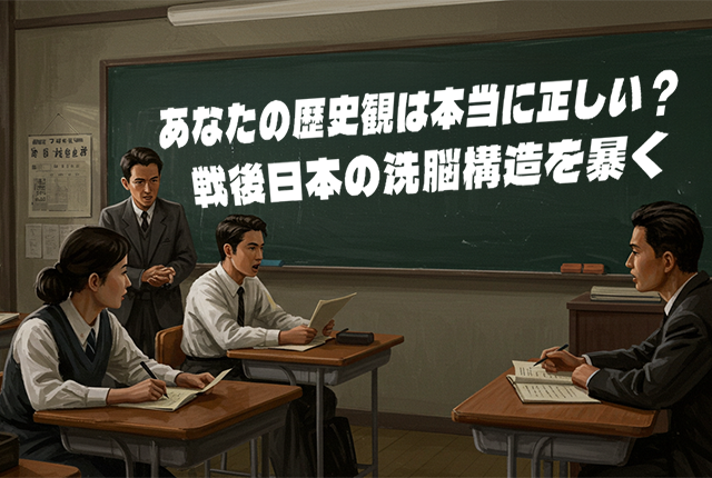 あなたの歴史観は本当に正しい？戦後日本の洗脳構造を暴く