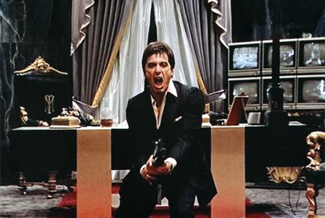 スカーフェイス・トニー・モンタナの名場面