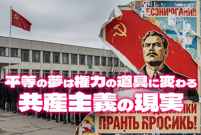 平等の夢は権力の道具に変わる──共産主義の現実
