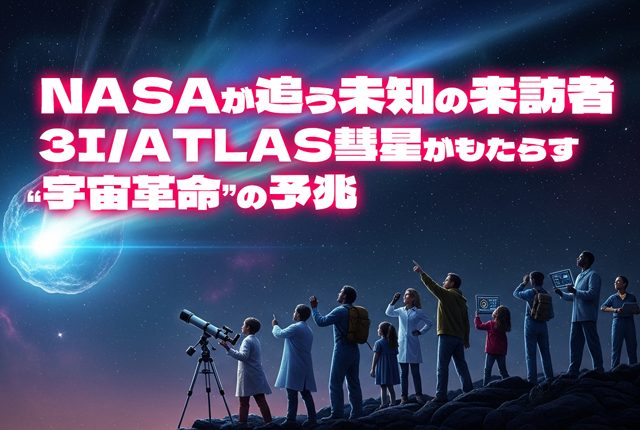 NASAが追う未知の来訪者──3I/ATLAS彗星がもたらす“宇宙革命”の予兆