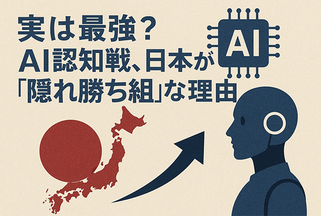 実は最強？AI認知戦、日本が“隠れ勝ち組”な理由
