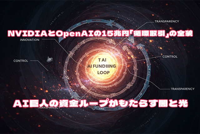 NVIDIAとOpenAIの15兆円「循環取引」の全貌：AI巨人の資金ループがもたらす闇と光