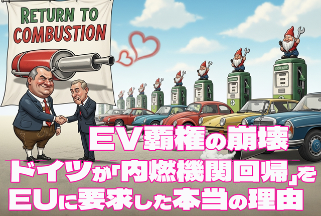 EV覇権の崩壊──ドイツが「内燃機関回帰」をEUに要求した本当の理由