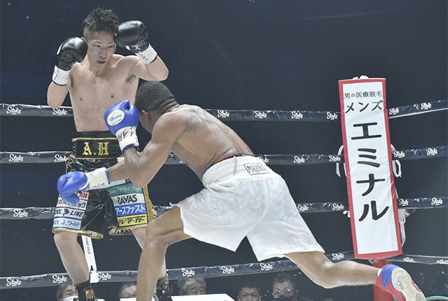 井上拓真の防御シーン