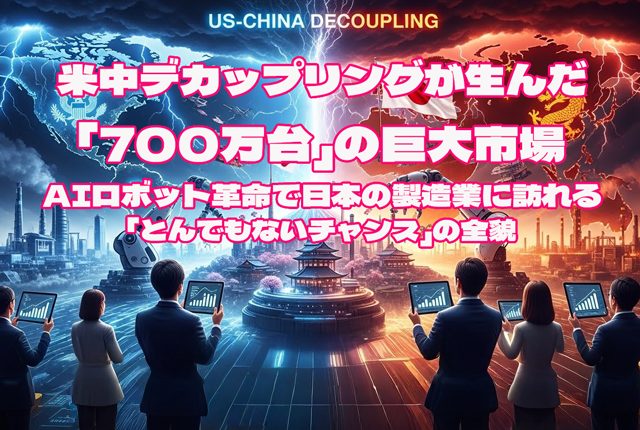 市場！AIロボット革命で日本の製造業に訪れる「とんでもないチャンス」の全貌