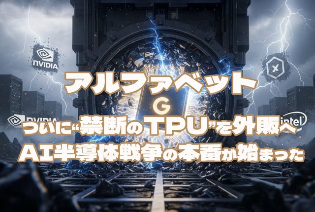 アルファベット、ついに“禁断のTPU”を外販へ──AI半導体戦争の本番が始まった