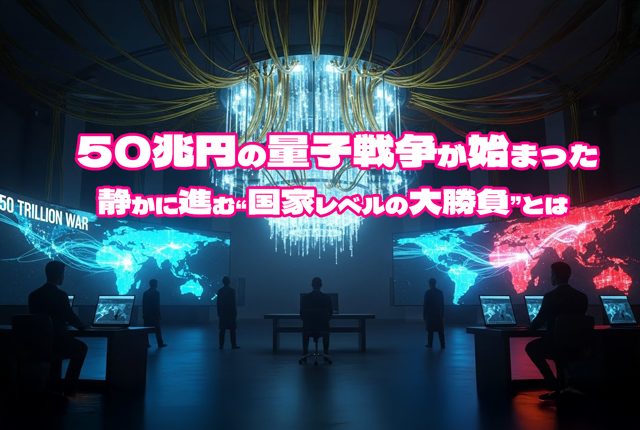 50兆円の量子戦争が始まった。静かに進む“国家レベルの大勝負”とは
