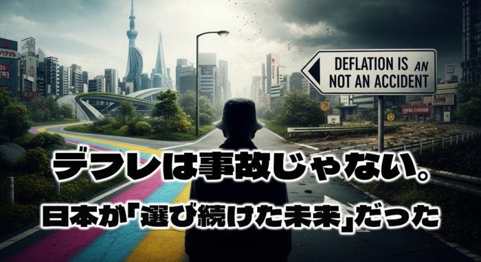 デフレは事故じゃない。日本が「選び続けた未来」だった
