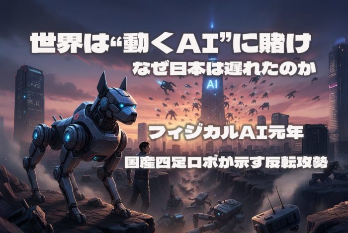 世界は“動くAI”に賭け、なぜ日本は遅れたのか──フィジカルAI元年、国産四足ロボが示す反転攻勢