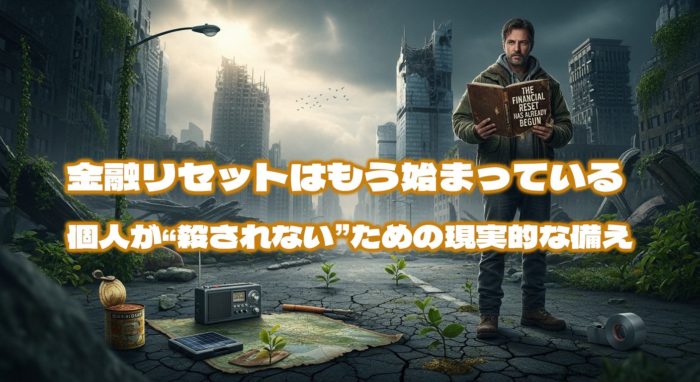金融リセットはもう始まっている｜個人が“殺されない”ための現実的な備え