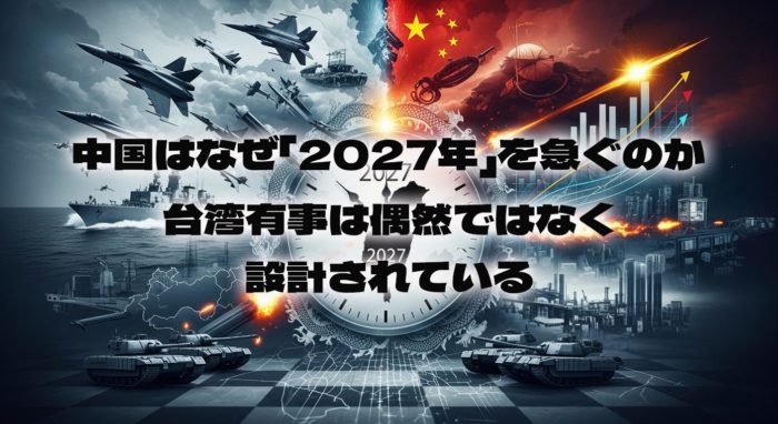 中国はなぜ「2027年」を急ぐのか──台湾有事は偶然ではなく設計されている
