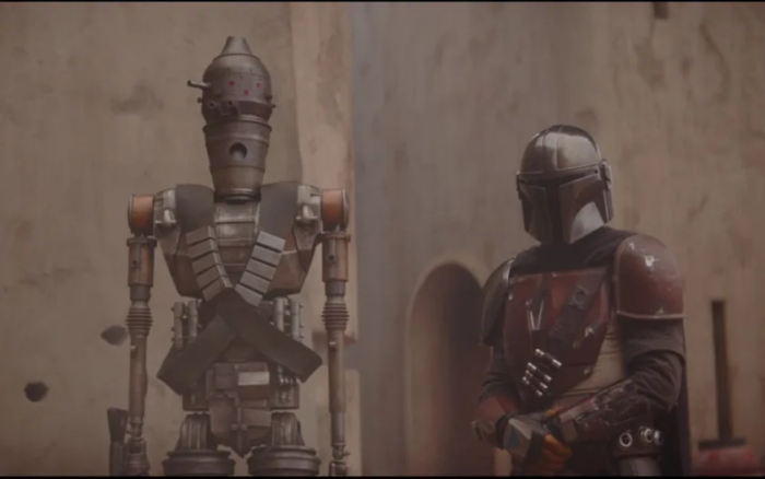 マンダロリアンの西部劇風シーン