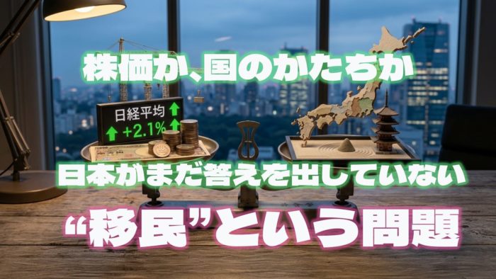 株価か、国のかたちか──日本がまだ答えを出していない“移民”という問題 19 株価か、国のかたちか──日本がまだ答えを出していない“移民”という問題