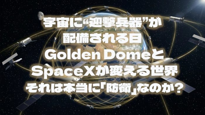 宇宙に“迎撃兵器”が配備される日──Golden DomeとSpaceXが変える世界、それは本当に「防衛」なのか 18 宇宙に“迎撃兵器”が配備される日──Golden DomeとSpaceXが変える世界、それは本当に「防衛」なのか