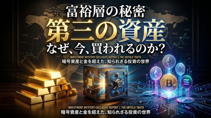 世界の富裕層が密かに買っている“第3の資産”とは？