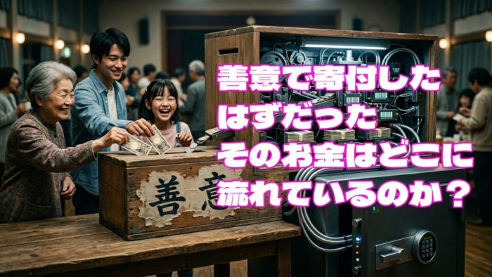 善意で寄付したはずだった──そのお金はどこに流れているのか？