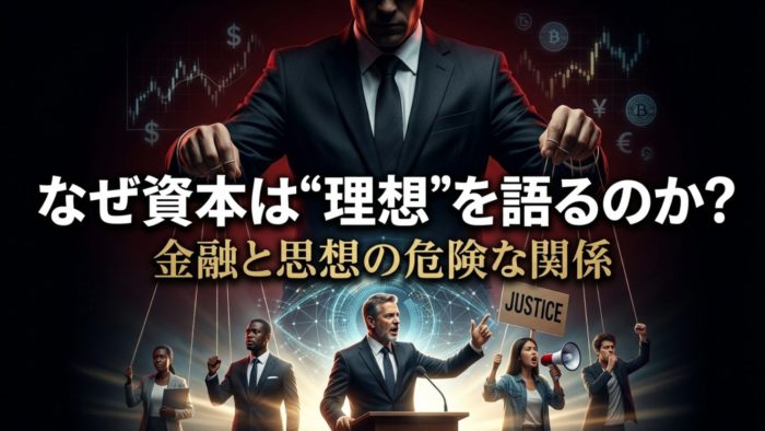 なぜ資本は"理想"を語るのか?──金融と思想の危険な関係 17 なぜ資本は"理想"を語るのか?──金融と思想の危険な関係
