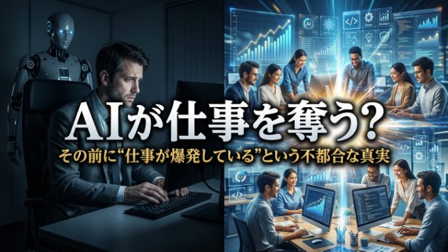 AIが仕事を奪う？その前に“仕事が爆発している”という不都合な真実