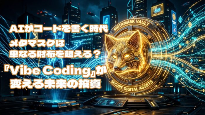 AIがコードを書く時代、メタマスクは単なる財布を超える？『Vibe Coding』が変える未来の投資