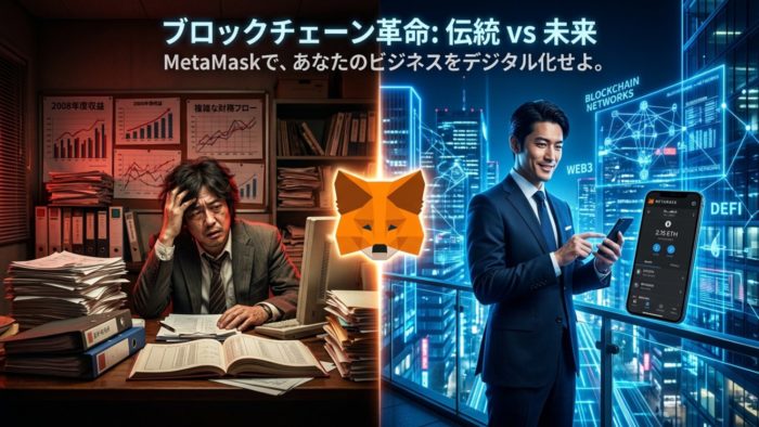 メタマスク(MetaMask)がビジネスマンの必須教養になる日 13 メタマスク(MetaMask)がビジネスマンの必須教養になる日