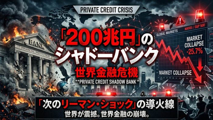 「プライベートクレジット危機」200兆円の影銀行──次のリーマンショックの火種